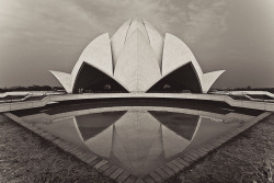 travelingcolors:Lotus Temple, New Delhi | India (by Tomasz Wagner)