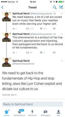 Casual reminder that black people can be antisemitic as fuck.  I see this all the time. All. the. time.  So don&rsquo;t come to me, a black Jew, and say that I&rsquo;m making shit up or look at me with disbelief and argue when I say I constantly feel