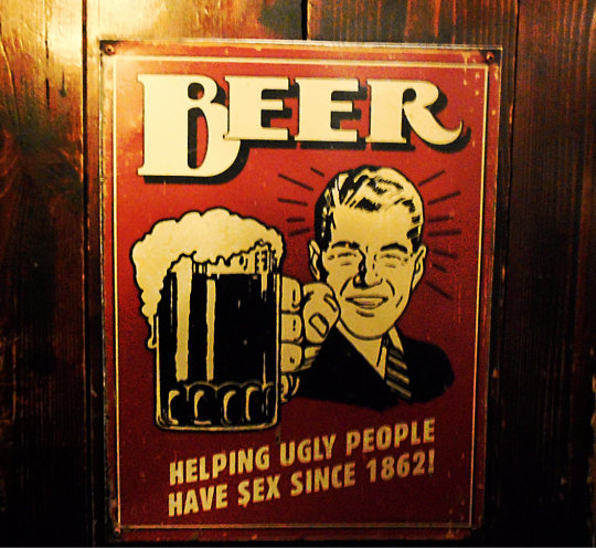 Beer helps to have sex