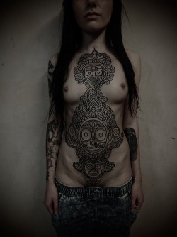 bitofanink:  _Hot Tattoo Blog_ guyletatooer: Just started this front piece project . On Jade … via Tumblr 