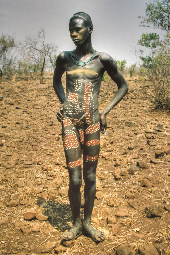 African tribe boy nude