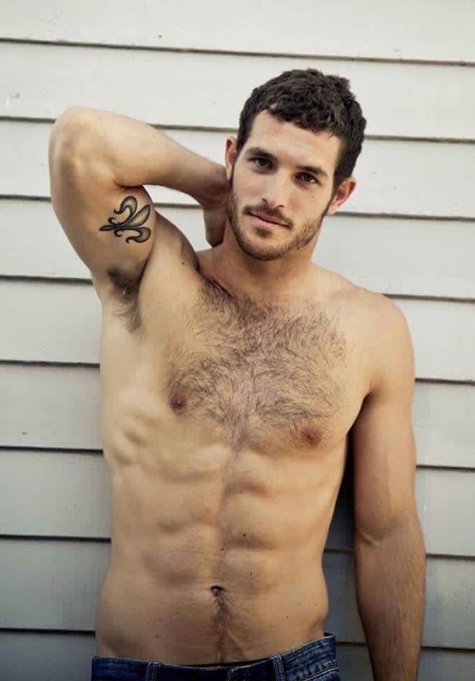 Men with perfect chest hair