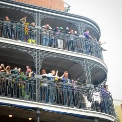 #balcony #beads during #mardigras #MardiGras2015 #throws