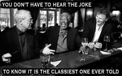 ’Cuz those are some classy guys!  :)  (Michael Caine, Morgan Freeman and Liam Neeson)