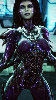   So, i got a little carried away with a new model i downloaded&hellip;.The Queen of Blades.