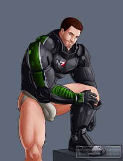 headingsouthart:  Commission for someone of their mass effect character. 
