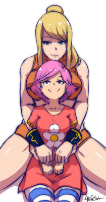 akairiot:  The tallest and the shortest~(very quick, sloppy sketch, but I really wanted to draw these two together)Go here to support lewdness~