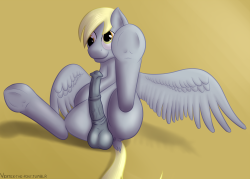 vertex-the-pony:  Commission for Rokonzero. He wanted some R63 Derpy showing off his stuff. Full size here: http://derpibooru.org/394970 