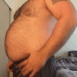 thatonebigcub:  bjornmannen:  More belly.  we do love your furry gut 