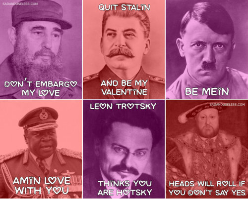 Dictator Valentines Day Cards