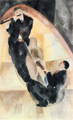 artmodelnyc:  Vaudeville Musicians by Charles Demuth via Movers and Shakers | museworthy 