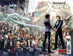 superheroesincolor:  Astonishing X-Men Vol 3 #51  (2012)  //  Marvel ComicsKyle Jinadu &amp; Northstar (Jean-Paul Beaubier)Story: Marjorie Liu, art: Mike PerkinsGet it now here[ Follow SuperheroesInColor on facebook / twitter / tumblr ]