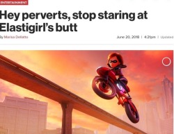 slewdbtumblng: angel-baez: Reblog if you’re a pervert and will not stop staring at Elastigirl’s butt No one tells the boss what to do.  EXACTLY! &lt;3