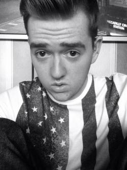 America top, chilling in my room. 