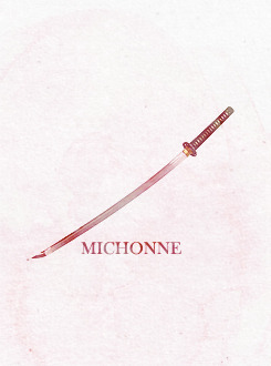 michonneing:  4 favorite (melee) weapons of The Walking Dead