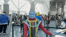 msdbzbabe: msdbzbabe: Whis cosplayer with kitten mitten!! Gender swap Vegeta Bulma and GINYU FORCE RULES!   That Gender swap cosplay fills me with abundant life!And I ADORE that Ginyu Force choreography! XD