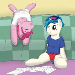 &ldquo;So how was that Scrape?&rdquo; Berry enthusiastically asked his musician friend Record Scrape.  This song brainstorm session had become somewhat of a regular meeting between the two ponies.  Record Scrape would show up and Berry would help him