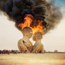 alltypesofillshitson:  Burning Man, 2014.  Instagram @Skippadap ♡