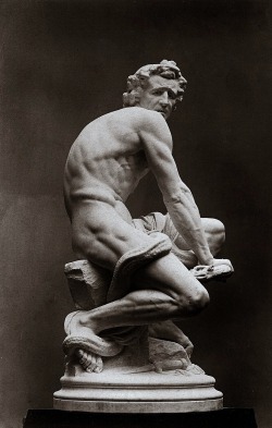 hadrian6:  The Remorse.  19th.century.Jean Barnabe Amy. French 1839-1907. marble.http://hadrian6.tumblr.com