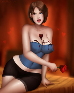 Happy Valentines Day. Jill won the valentines poll in my Patreon.Support me on Patreon to see a LOT of awesome sexy pictures and more vesions of this picture! &gt;w0  https://www.patreon.com/DearEditor