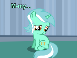 fillylyra:  Welcome to Ponyville #11 “Well you told me my Cutie Mark is to do with music and I know it’s to do with music and my music is all done on a lyre but when I looked at my Cutie Mark I realised that I don’t have my lyre here and it means