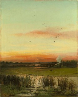 birdsong217:  Alexei Savrasov (Russian, 1830-1897)Evening Light, 1872. Oil on canvas.