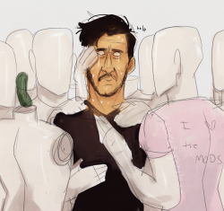 caustic-synishade:  man, mark sure loves those mannequins