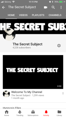 thesecretsubject:  Like hypnosis? Watch YouTube? Check out my channel today!  https://www.youtube.com/channel/UC8b4lauZhOthwRArWCQWQig  For everything hypnosis and much more!  Do it, though i have to warn you that you might be kneeling for her by the