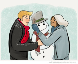 submissiveguycomics:  Her: Okay, brought it!Him: Thank you! Ginger Root? Mm! A little unorthodox for a snowman nose, but it’ll work.Her: Oh, it’s not for him. 