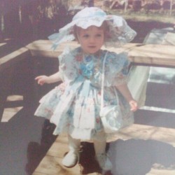 I was definitely killin that Easter dress :) ðŸ°ðŸ£ðŸ’ #easter #tbt #adorable #blonde #little #cute #dress