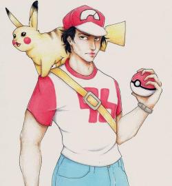 kanaevamon:My favourite Pokemon trainer - Red (๑¯ω¯๑)