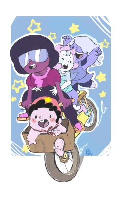 stick2mate:  Just imagine how sad Pearl must have been when Rose left for Steven  Just imagine how hard she wanted to go home…. Just imagine how much Garnet and Amethyst tried to lighten her up  Just imagine how beautiful it must have been…  ________