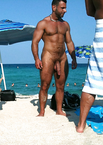 Amateur hot men beach