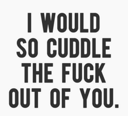 50-shades-of-smd:  I would so fuck the cuddle out of you. 