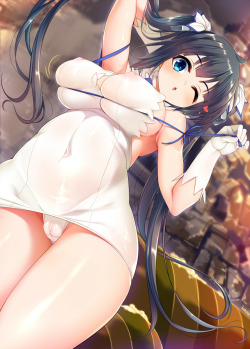 lewd-lounge:  Hestia set requested by @mechfrogall art is sourced via caption
