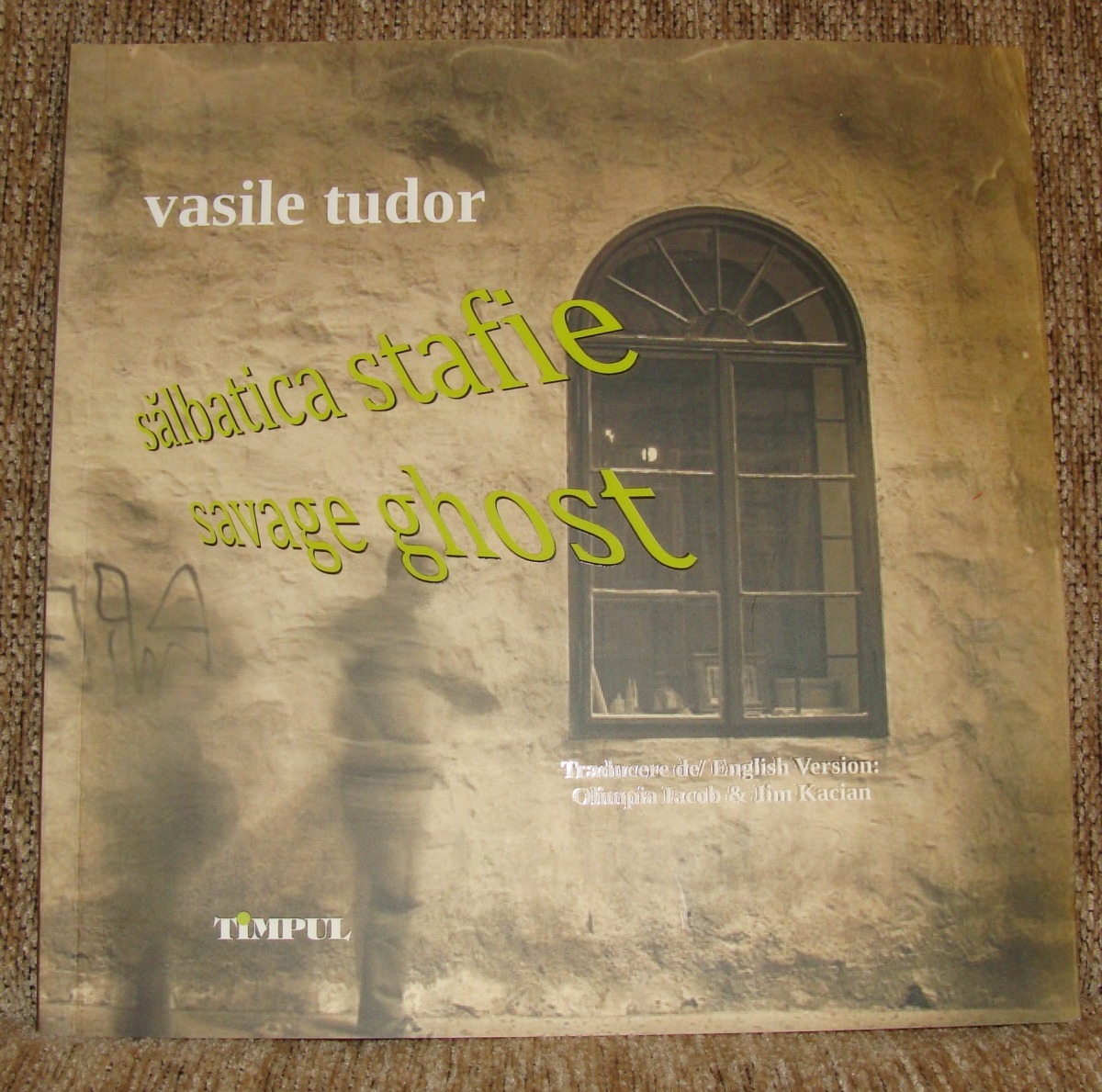 Vasile Tudor, „Sălbatica stafie | Savage Ghost”, ed. Timpul, Iaşi, 2015 | Traducere de Olimpia Iacob şi Jim Kacian