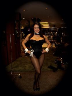 God’s 34DDD gift to men, wearing everybody’s favorite bunny costume.