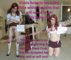 sissysquirts:  Vickie Roberts has entered my sissy stable http://www.sissysquirts.com/2016/06/vickie-roberts.html