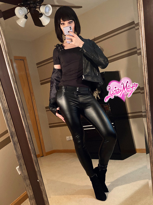 luciamaya:  Want to rock my body in these tight leather pants? 🖤🤘🏻💋 💗💗 View the FULL UNCROPPED 65 PICTURE SET on my Patreon! 💗💗 💋 Subscribe to my Patreon to Get Access to ALL of My Full-Face Lewd Photo Sets &amp; Erotic Videos!