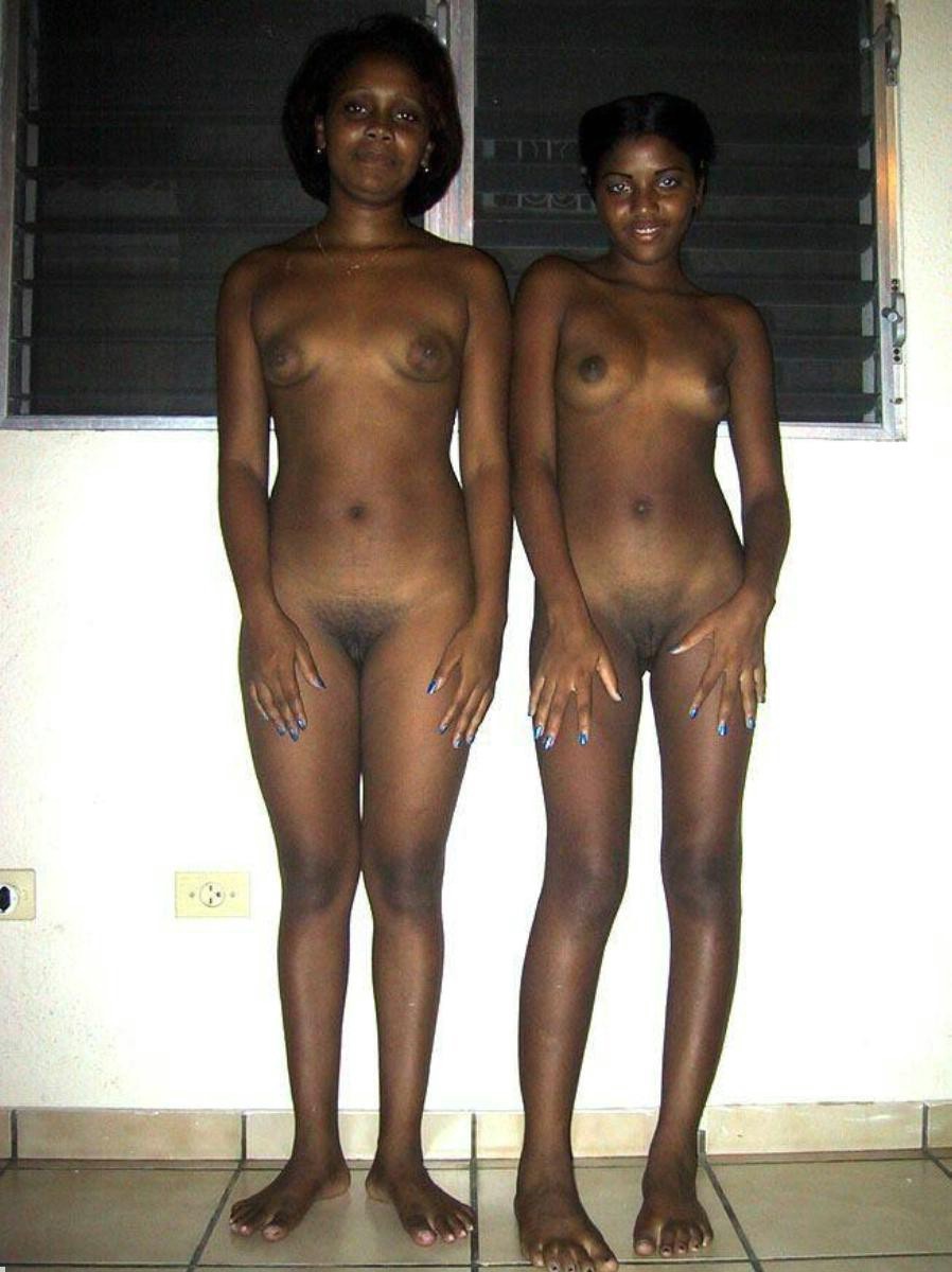 Ebony mom and daughter strapon