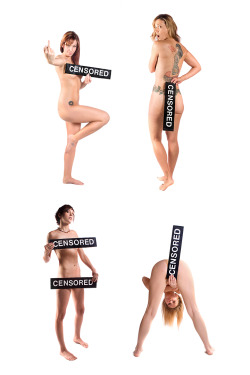 The Censorship Project came from a simple idea: if a woman’s natural form was so offensive to the corporate world, women might as well not wait for a corporation to control their image, they should begin to censor themselves. Over the course of several