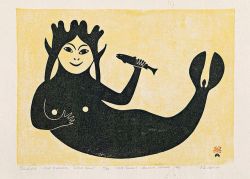 existo-ray:   “Telluiyuk Sea Goddess” Paulassie Pootoogook (1960)  (via 43a1577a4fee842f85200ccaad9c4c94.jpg (720×515)) 