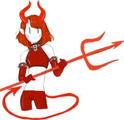 toxicgummy:  demon chara and angel frisk from the drawpile~ 