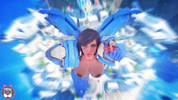 miaw34:  (Picture) Super Pharah  Fly light, fly high :3 Model by @pharah-best-girl.  those titties would provide some drag