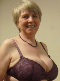 Gorgeous sexy granny with a bra full of succulent breast!Find your sexy senior partner here!