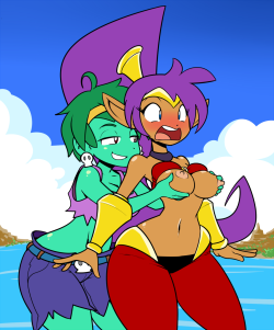 captainbutteredmuffin:  reisartjunk: Snack cakes. Rei is doing god’s work. If some of you have every played Shantae and The Pirates Curse, I’d highly recommend it. Fun little platformer with a lot of cool mechanics. Be warned though, the art style