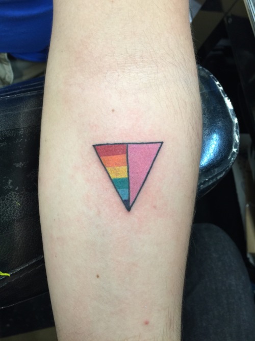 Lgbt Triangle Tattoo