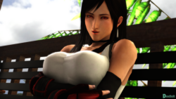 Tifa Lockhart mini-photoshoot.Note: Was surprised to find a Cloud model on the SFM Workshop. There’s actually 2. The one I used was ported from Mobius Final Fantasy. There’s another one that came from Super Smash Brothers. The one I used seemed like