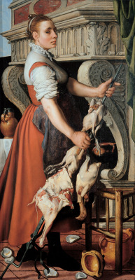 Pieter Aertsen (Amsterdam, c. 1508 - 1575); The Cook, 1559; oil on canvas, 85 x 171 cm; Musei di Strada Nuova, Genova