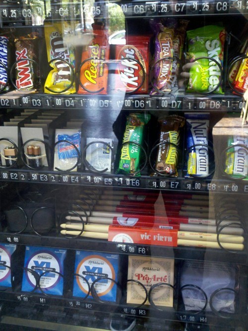 vending machine drumsticks